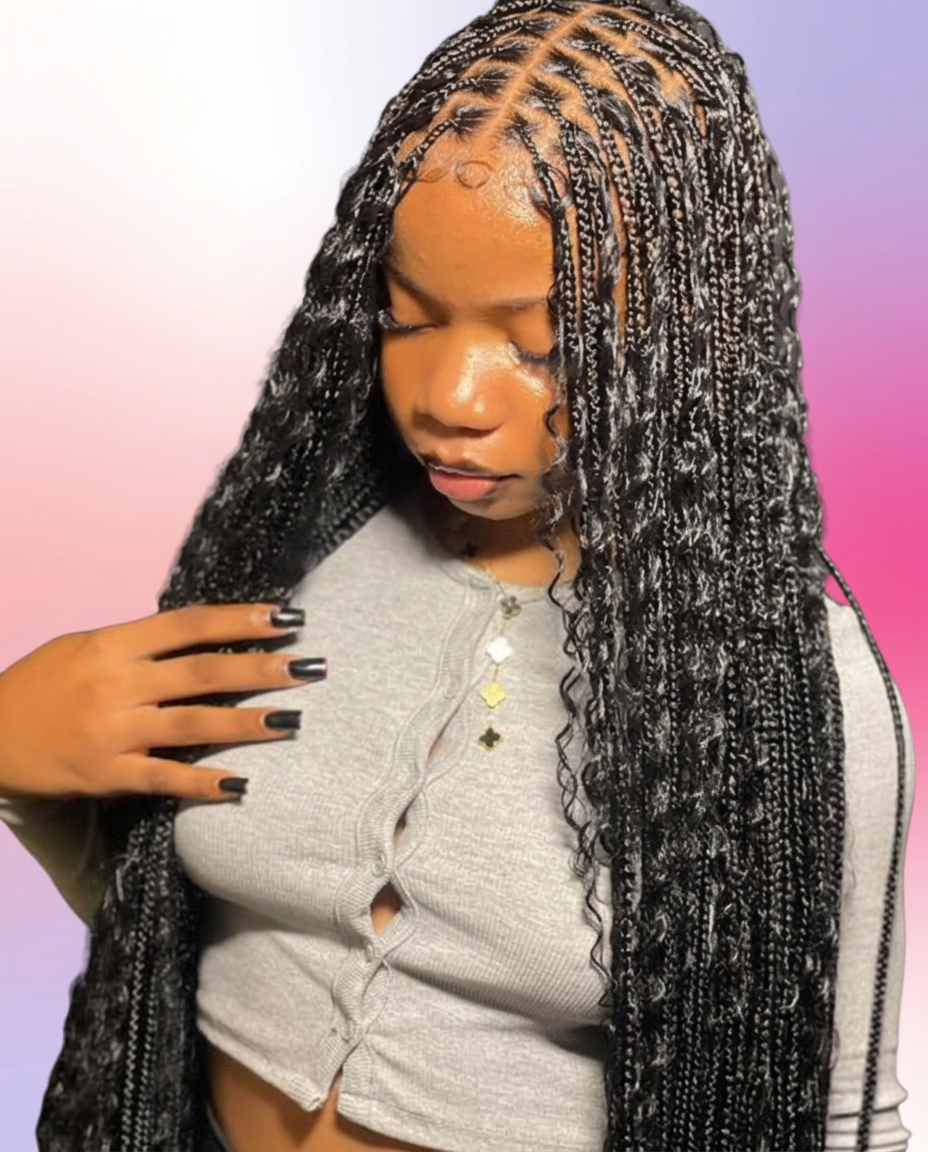 Small Bohemian Braids