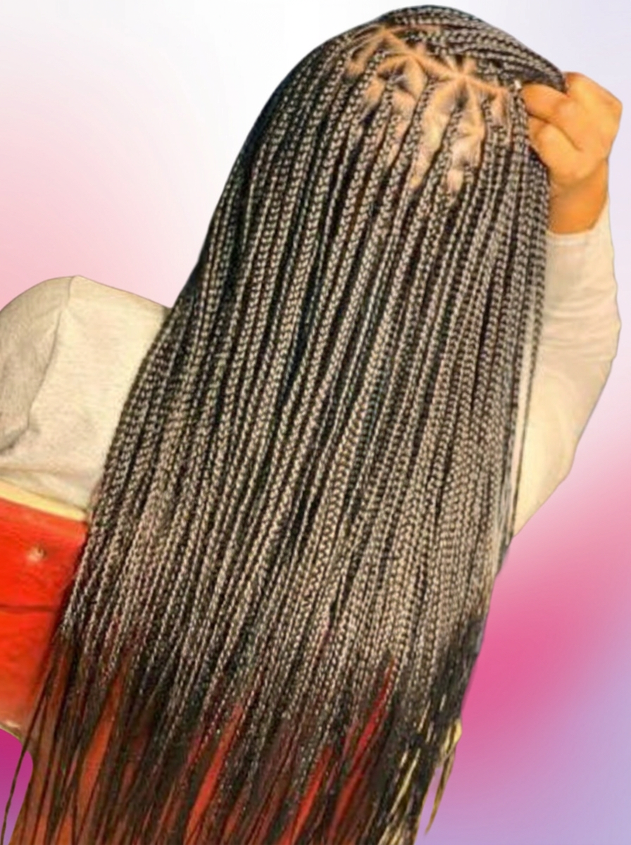 TRIANGLE KNOTLESS BRAIDS by Priscille Hair Braiding